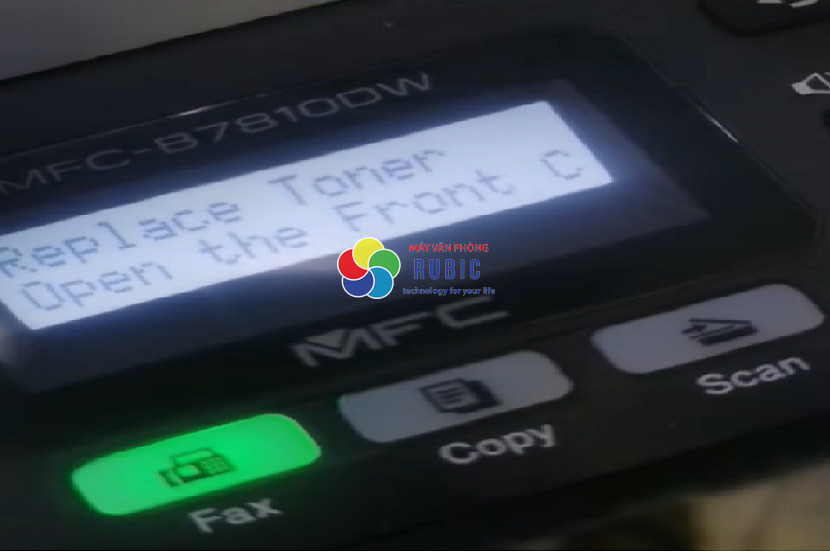 Máy in Brother MFC-B8710dw báo lỗi Repace toner