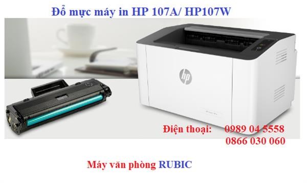 Đổ mực máy in HP 107a / HP 107w